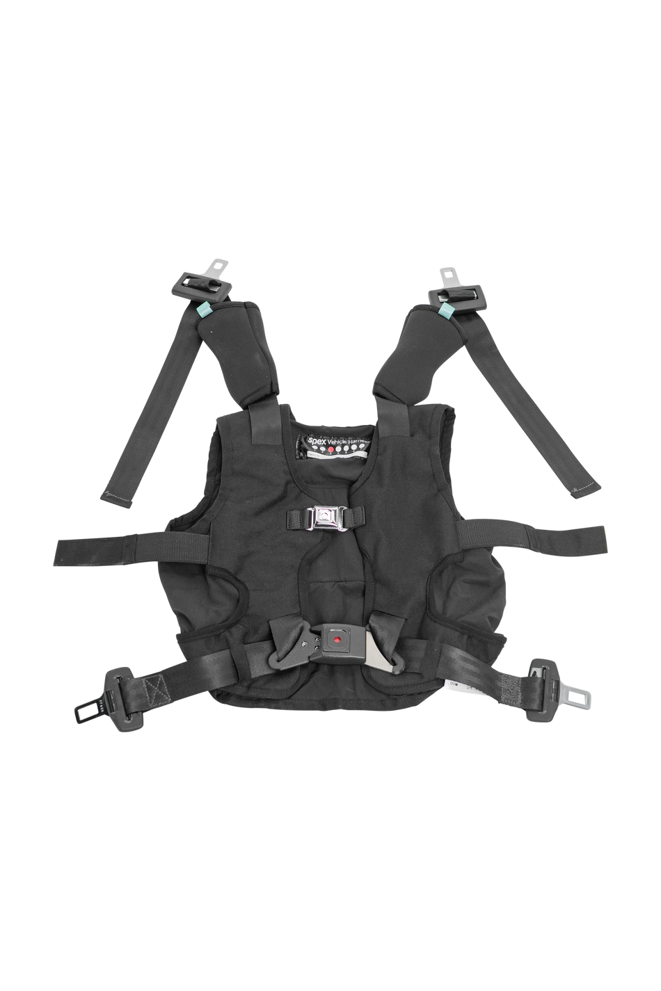 Spex Safe2Go Vehicle Harness, Vest with Crotch Strap and Pen Popper Release